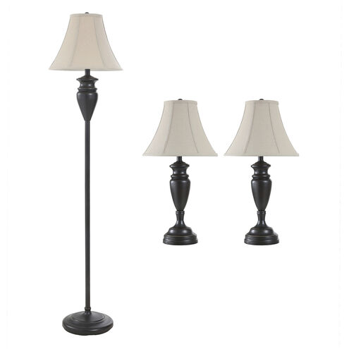 Signature 61 inch 100 watt Dark Bronze Table Lamp Portable Light