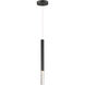 Diaphane LED 1.5 inch Black Single Pendant Ceiling Light