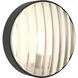 Montreal 1 Light Textured Black Exterior Wall Light