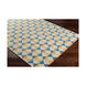 Lina 120 X 96 inch Yellow and Blue Area Rug, Wool