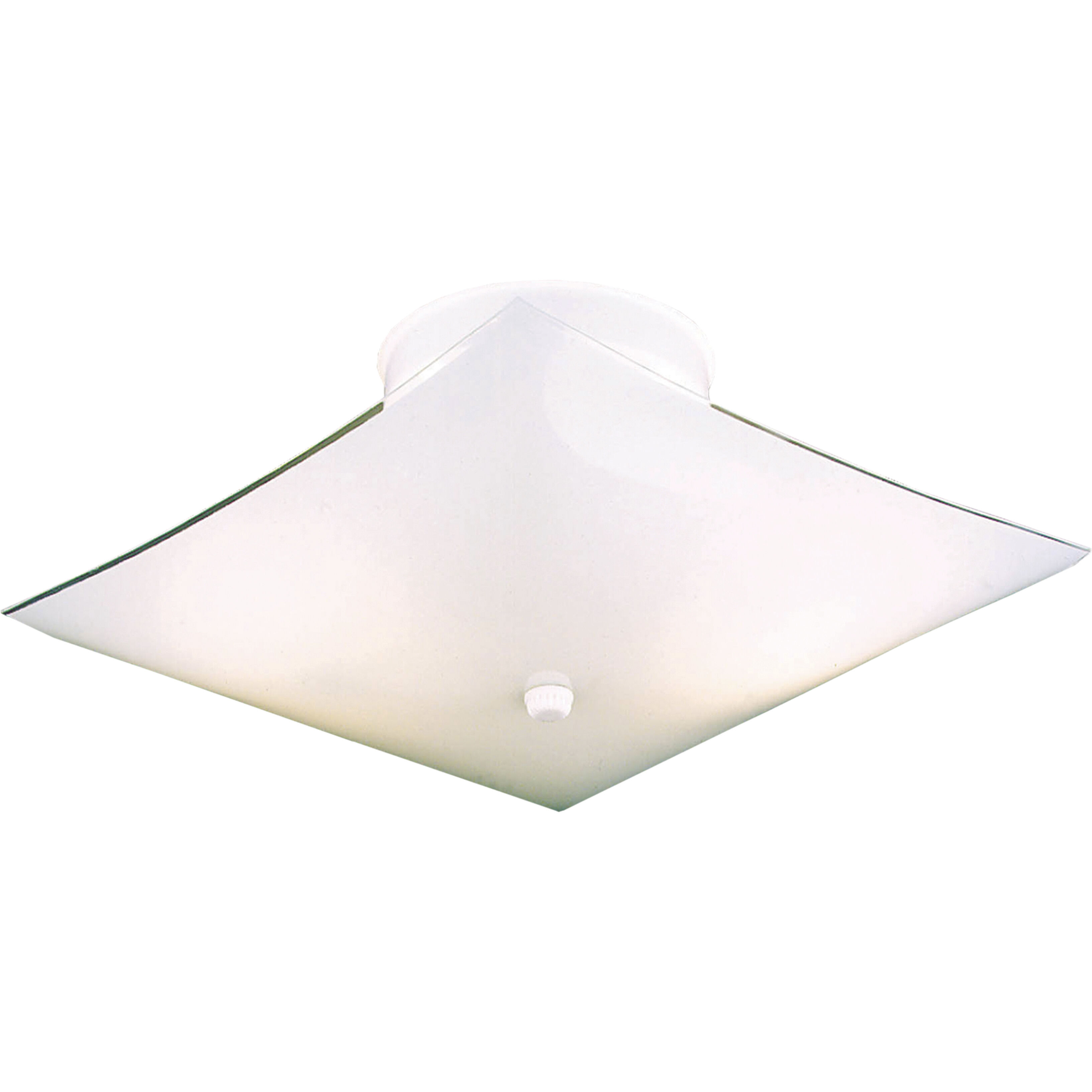 Veil 2 Light 12 inch White Flush Mount Ceiling Light
