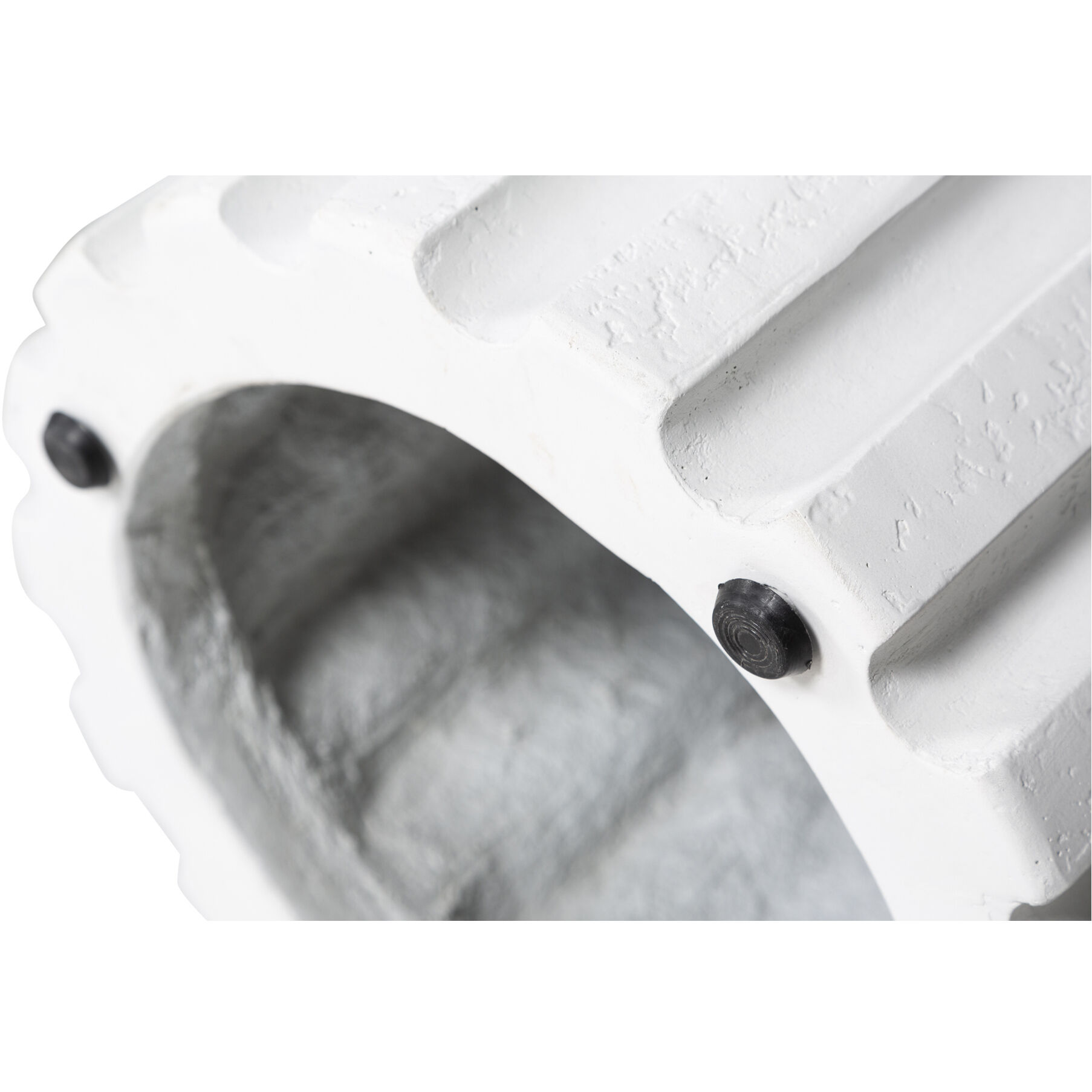 Eris 86.5 X 35.5 inch White Outdoor Dining Table