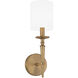 Abbie 1 Light 5 inch Aged Brass Sconce Wall Light