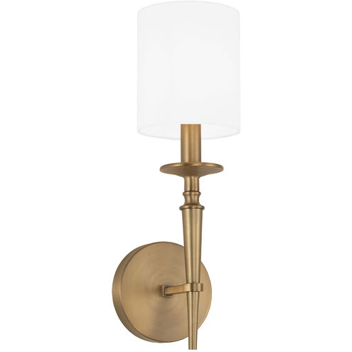 Abbie 1 Light 5 inch Aged Brass Sconce Wall Light