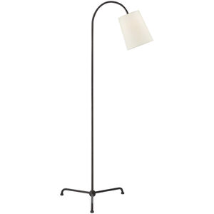 Thomas O'Brien Mia Lamp 56 inch 75.00 watt Aged Iron Floor Lamp Portable Light in Linen