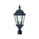Telfair 2 Light 22 inch Matte Black Exterior Post Mount Light