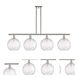 Ballston Athens Water Glass 4 Light 48 inch Polished Nickel Island Light Ceiling Light