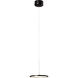 Piano 10 inch Brushed Black / Matte White Pendant Ceiling Light
