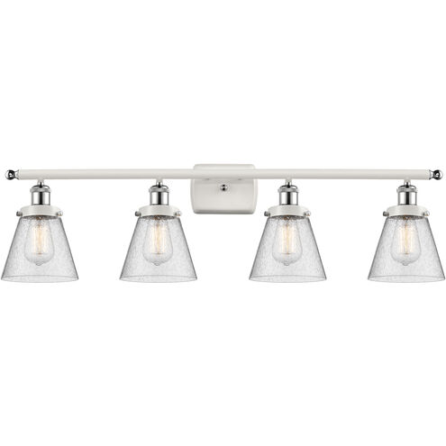 Ballston Small Cone 4 Light 36.00 inch Bathroom Vanity Light