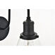 Dean 1 Light 8 inch Black Wall Sconce Wall Light