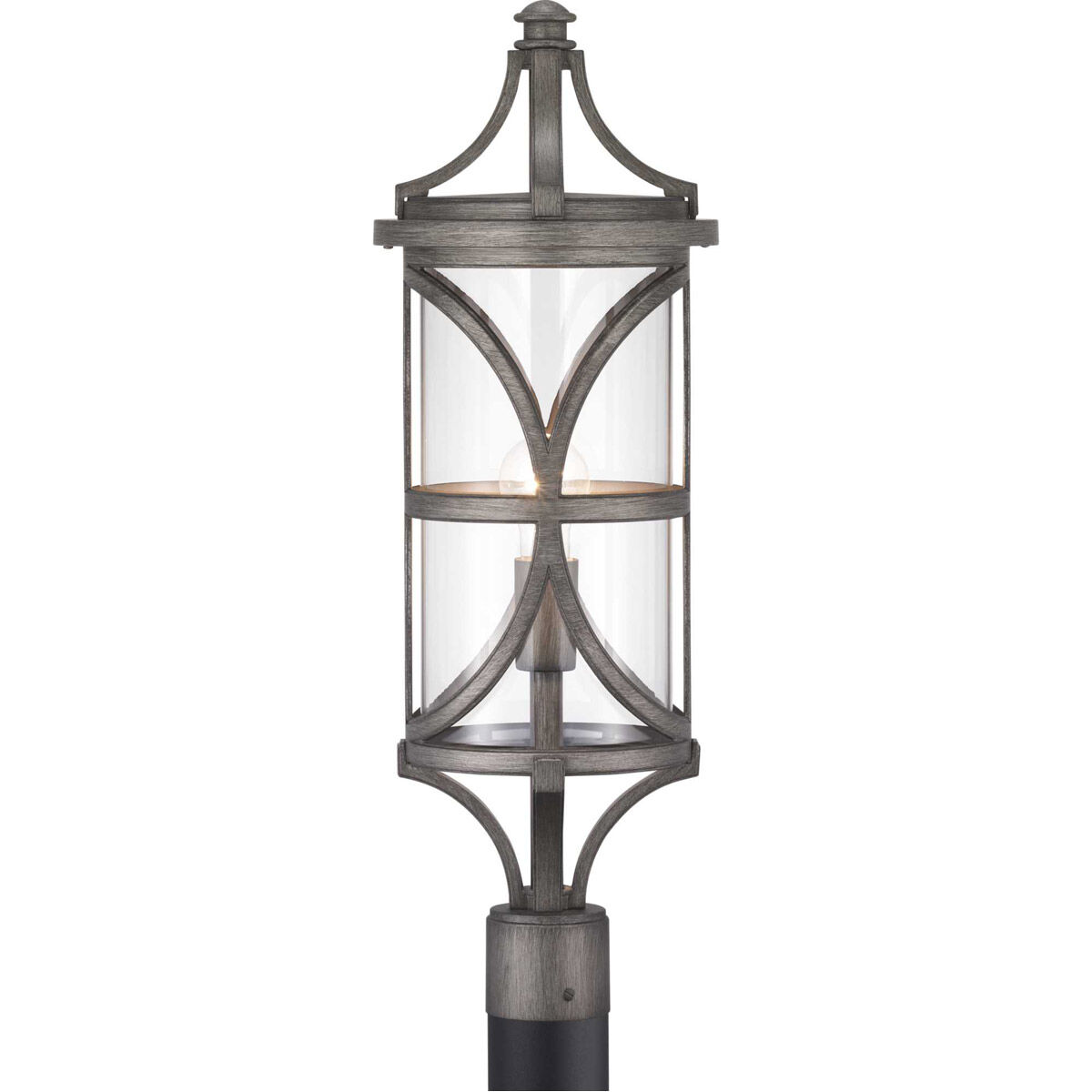 Morrison 1 Light 26.5 inch Antique Pewter Outdoor Post Lantern, Design Series