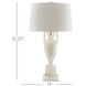 Clifford 32.5 inch 150 watt Natural/Coffee Bronze Table Lamp Portable Light