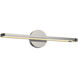 Marlon LED 23.25 inch Brushed Nickel Bath Vanity Light Wall Light