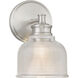 Vintage 1 Light 5 inch Brushed Nickel Wall Sconce Wall Light