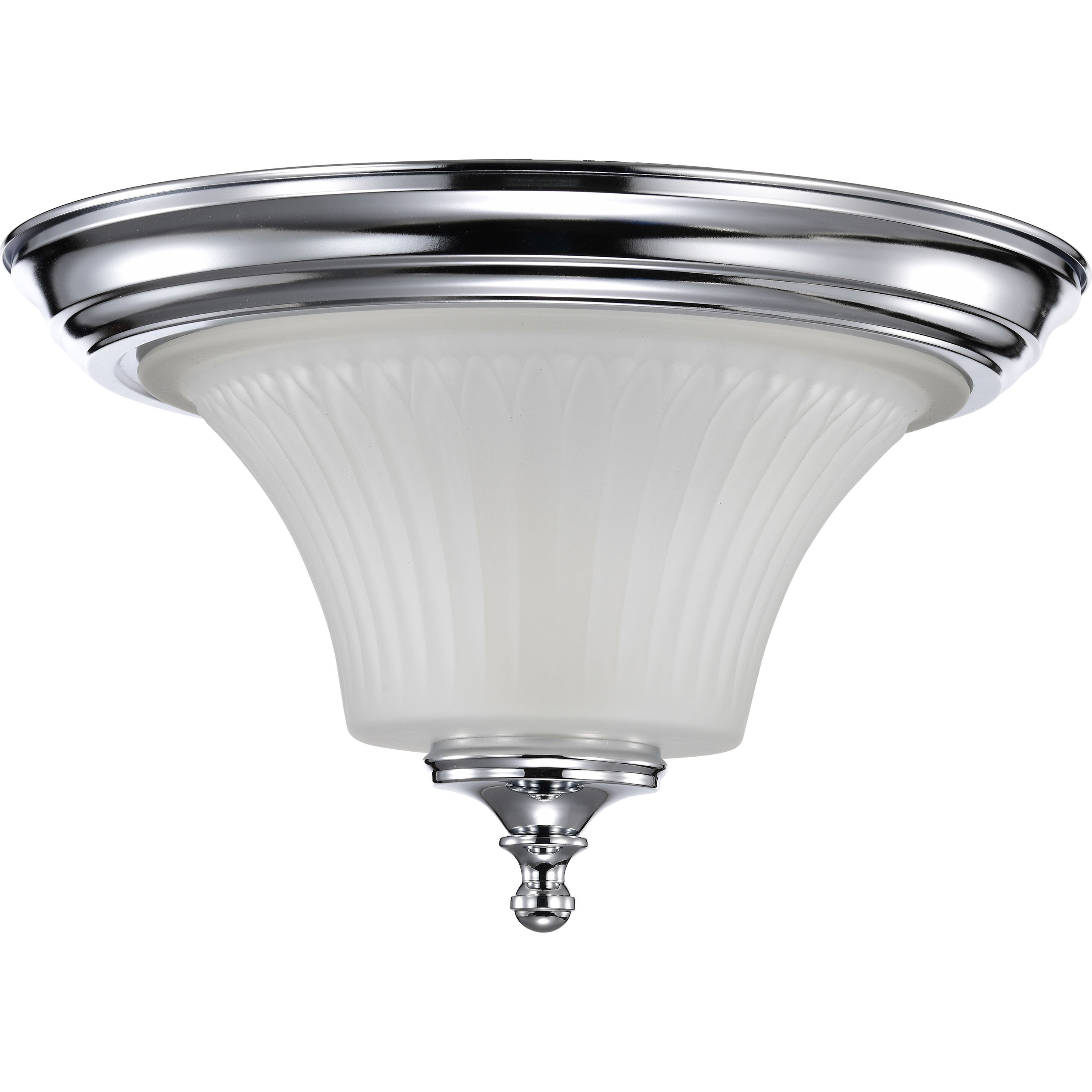 Teller 2 Light 13.25 inch Polished Chrome Flush Mount Ceiling Light