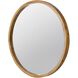 Charleston 27.6 X 27.6 inch Brown Wall Mirror