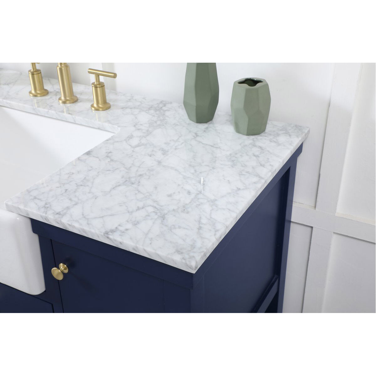 Clement 48 X 22 X 34 inch Blue Bathroom Vanity Cabinet