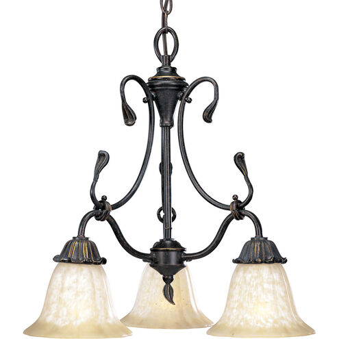 Timberbrook 3 Light 21 inch Espresso Chandelier Ceiling Light