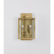 Canada 2 Light 16.5 inch Brass Outdoor Wall Sconce