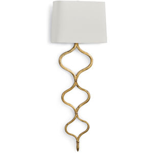Sinuous 1 Light 12 inch Gold Leaf Wall Sconce Wall Light