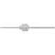 Foil LED 39.5 inch Chrome Bath Vanity Light Wall Light