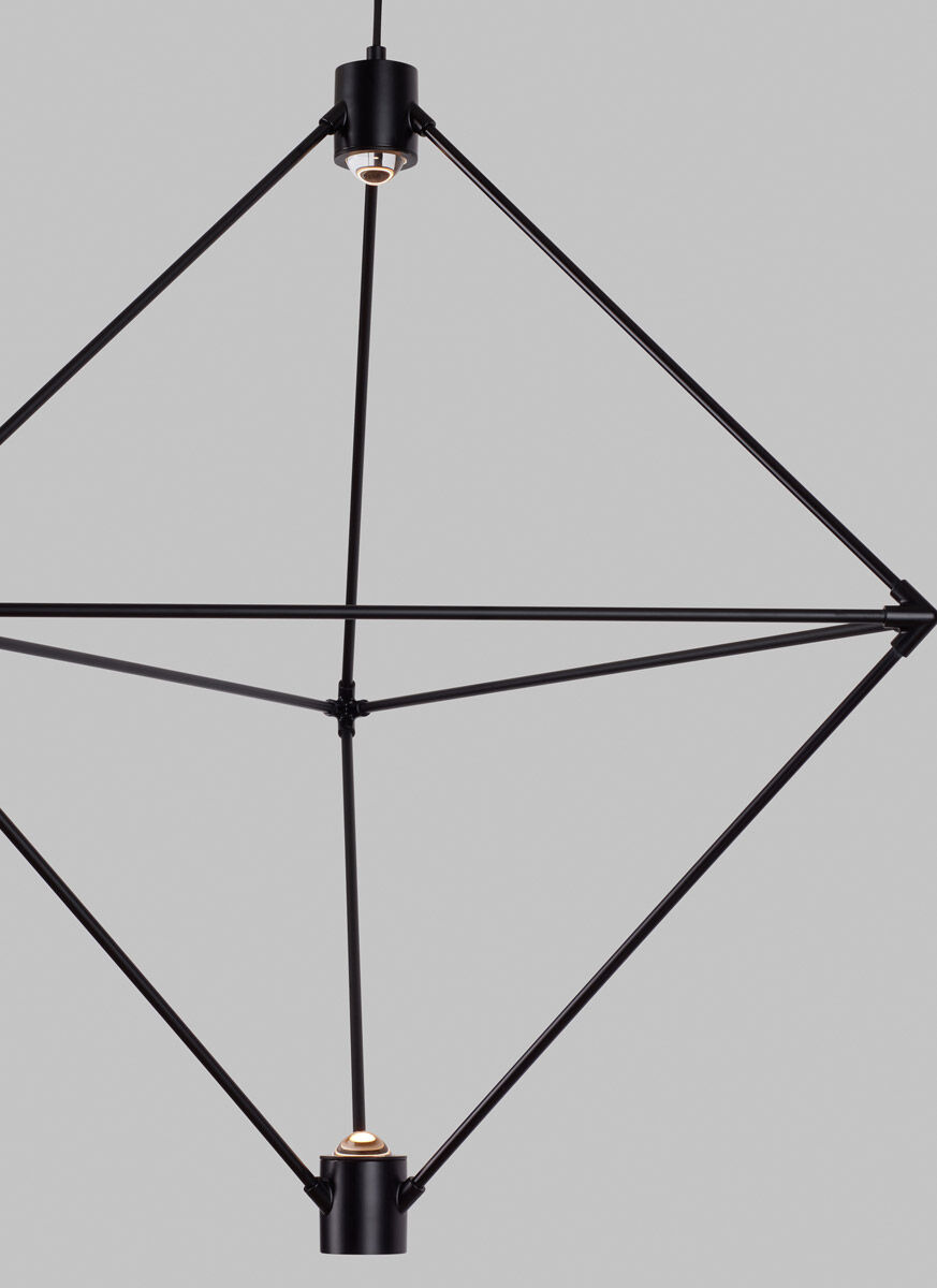 Candora LED 29 inch Aged Brass Chandelier Ceiling Light, Integrated LED