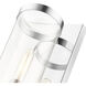 Hillcrest 1 Light 12 inch Polished Chrome Outdoor ADA Wall Lantern