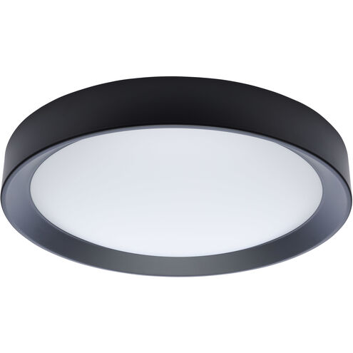 Selene LED 16.61 inch Black Flush Mount Ceiling Light