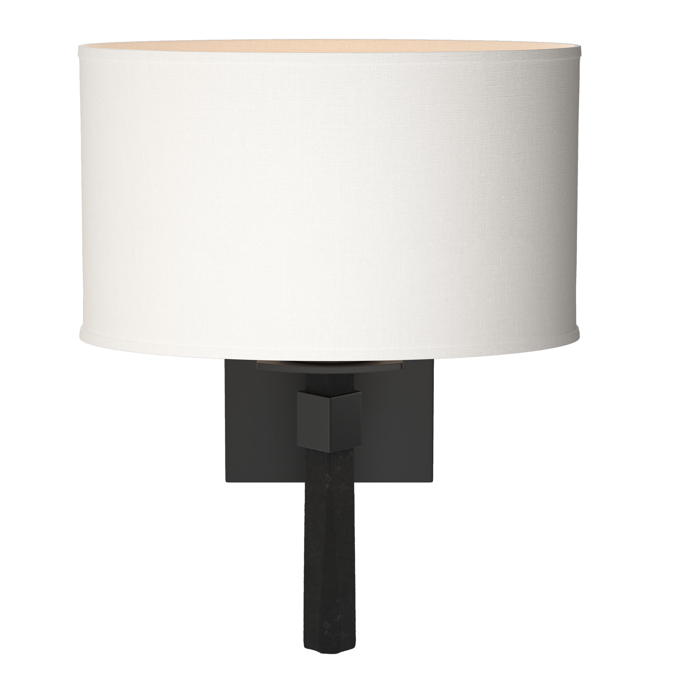 Beacon Hall 1 Light 11 inch Black Sconce Wall Light in Natural Anna, Oval