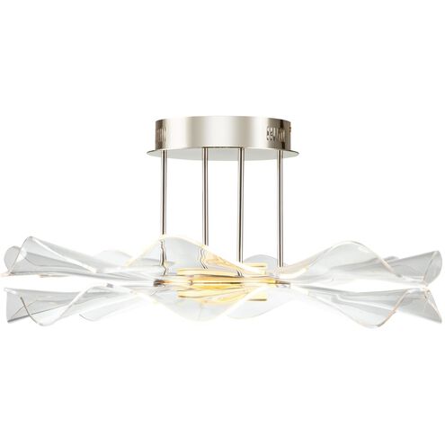 Vetrina LED 23.38 inch Light Gold Semi-Flush Ceiling Light