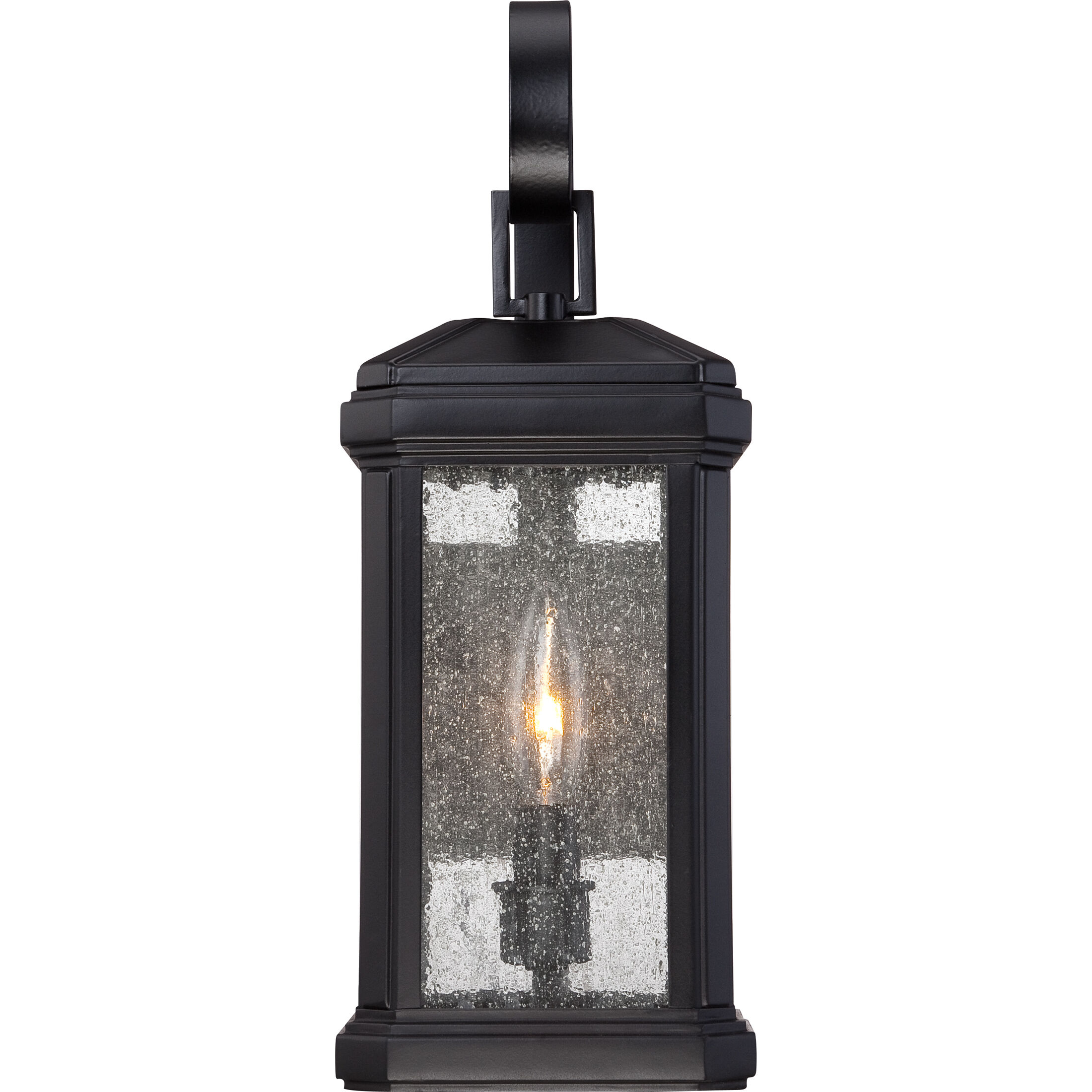 Trumbull 1 Light 15 inch Mystic Black Outdoor Wall