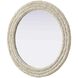 Marlowe 30 X 30 inch Linen White Mirror