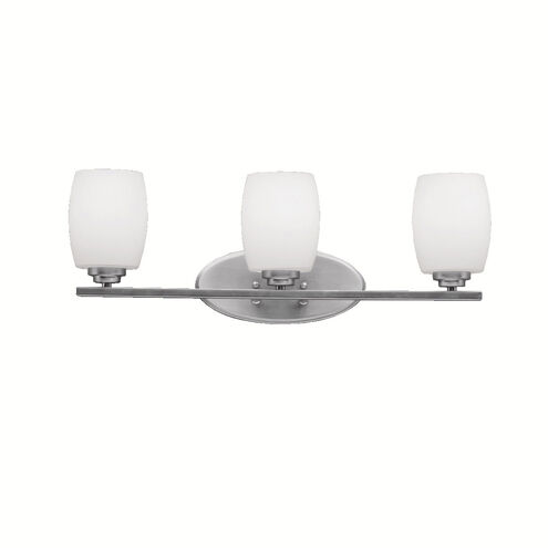 Eileen 3 Light 24 inch Brushed Nickel Wall Mt Bath 3 Arm Wall Light in Incandescent