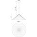 Alora Mood Serena 1 Light 20.5 inch Matte Black Pendant Ceiling Light