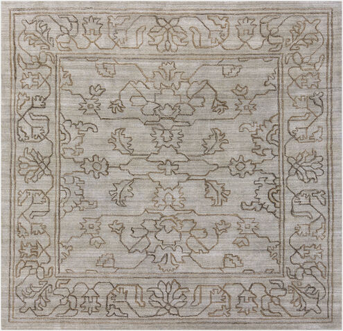 Hightower 96 X 96 inch Light Gray Rug in 8 Ft Square, Square