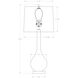 Rowan 32.5 inch 150.00 watt Beige Metallic Table Lamp Portable Light