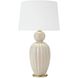 Tiera 26 inch 150.00 watt Ivory Table Lamp Portable Light