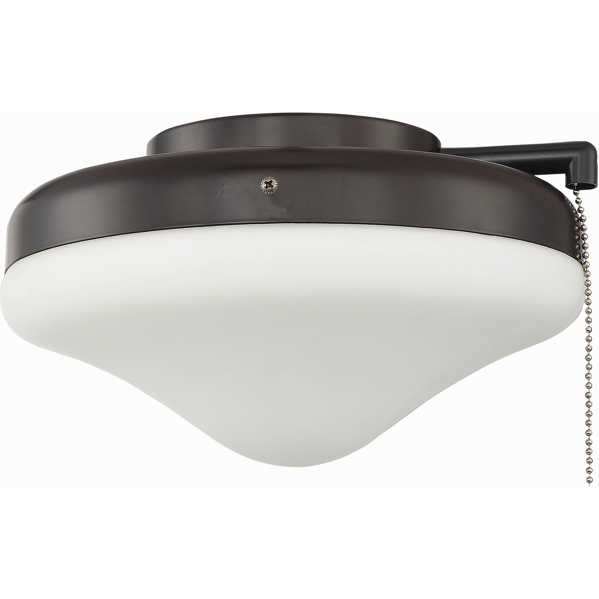 All Weather 10 inch Oiled Bronze Outdoor Fan Light Kit, Universal