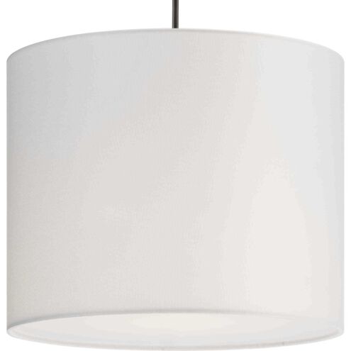 Markor 1 Light 12 inch Brushed Nickel/Matte Black/Vintage Brass Drum Pendant Ceiling Light