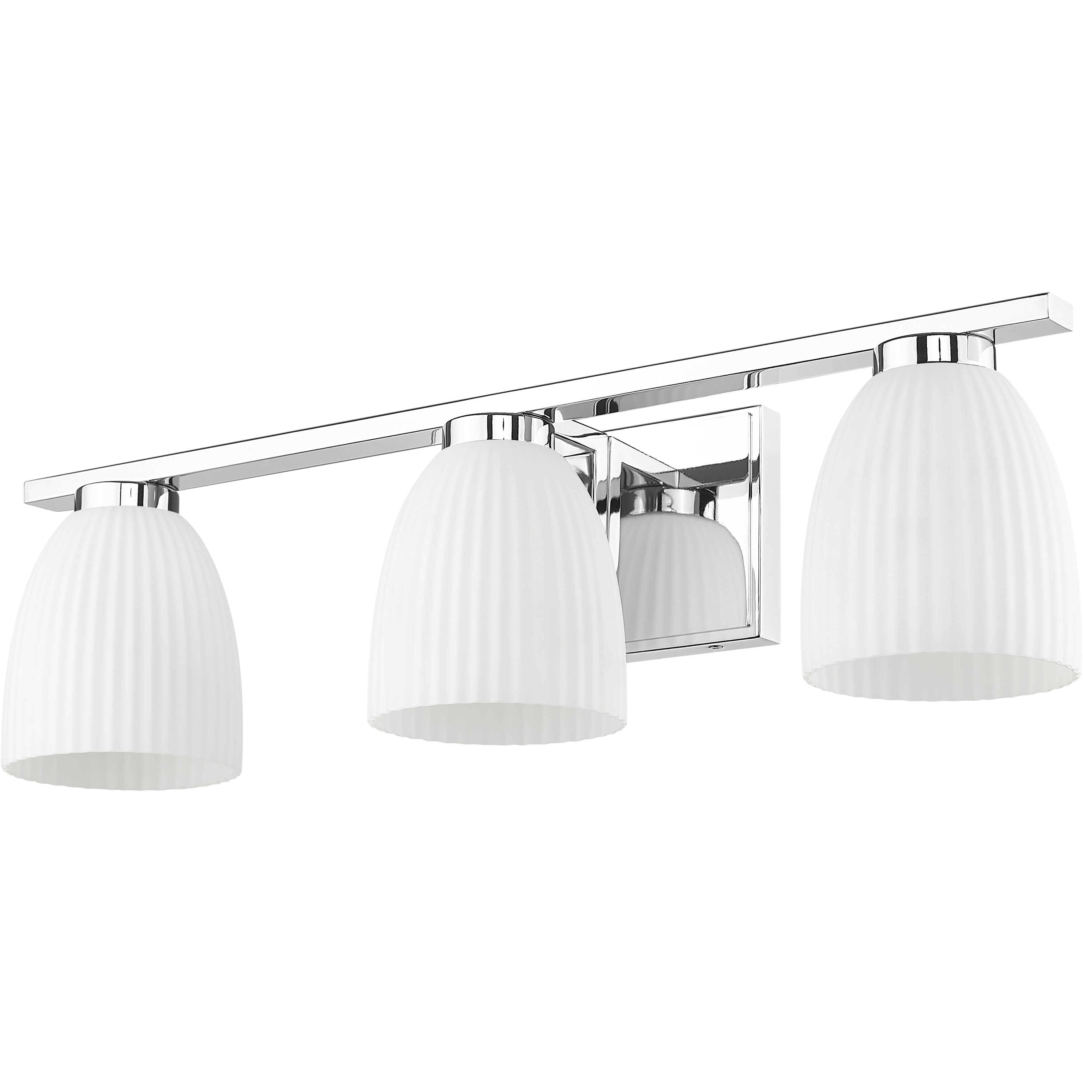 Naya 3 Light 24 inch Chrome Bath Vanity Light Wall Light