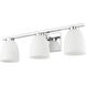 Naya 3 Light 24 inch Chrome Bath Vanity Light Wall Light