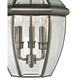 Ashford 3 Light 12 inch Antique Nickel Outdoor Pendant
