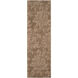 Mystique 96 X 30 inch Brown Runner, Wool