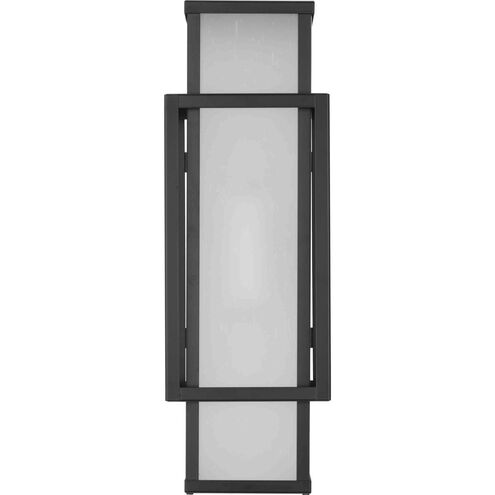 Unison 2 Light 18 inch Matte Black Outdoor Wall Lantern