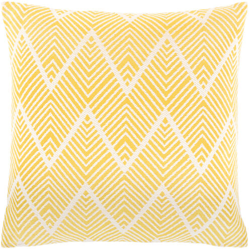 Kanga 18 X 18 inch Medium Gray/Saffron/Cream Pillow Kit, Square