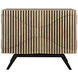 Illusion 40 X 22.5 inch Bleached Walnut with Matte Black Sideboard, Single