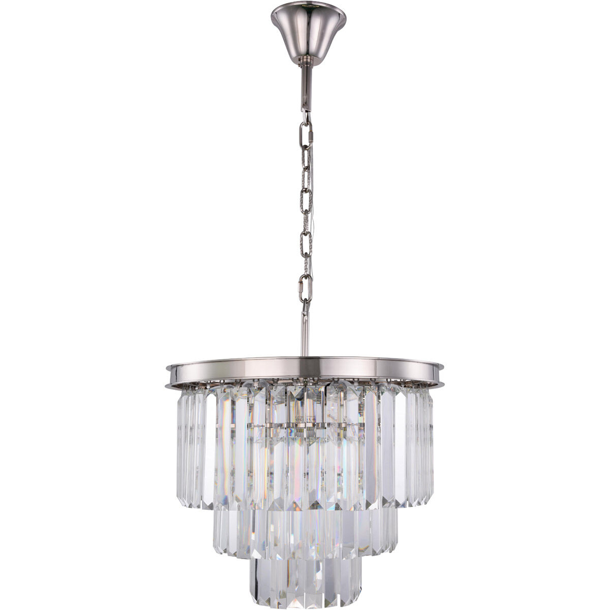 Sydney 9 Light 20 inch Polished Nickel Chandelier Ceiling Light, Urban Classic