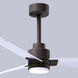 Atlas Alessandra-LK 42 inch Textured Bronze with Matte White Blades Indoor/Outdoor Ceiling Fan