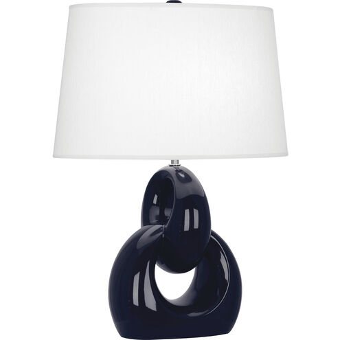 Fusion 27 inch 150.00 watt Midnight Blue Table Lamp Portable Light