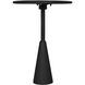 Hiro 24.5 X 17 inch Matte Black Side Table